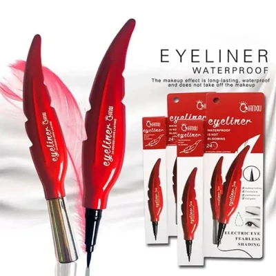 Feather Black Eyeliner Smooth Waterproof