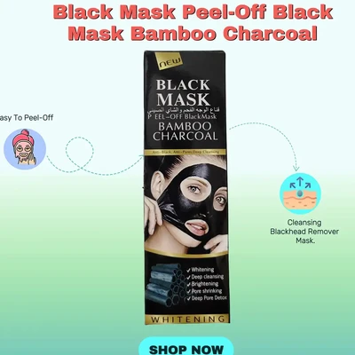 Black Mask Bamboo Charcoal Black Facial Mask